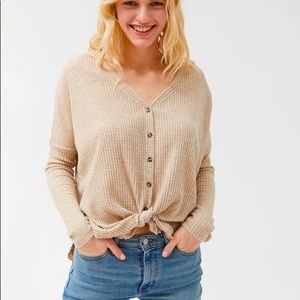 Urban Outfitters thermal wrap top